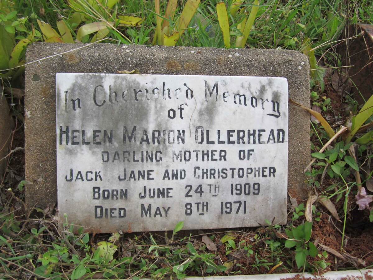 OLLERHEAD Helen Marion 1909-1971