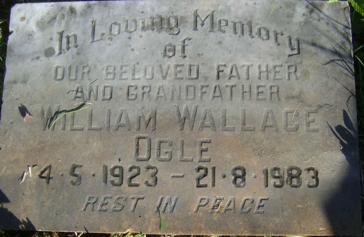 OGLE Anne Cecilia -1959 :: OGLE Wallace Charles 1948-1979 :: OGLE William Wallace 1923-1983