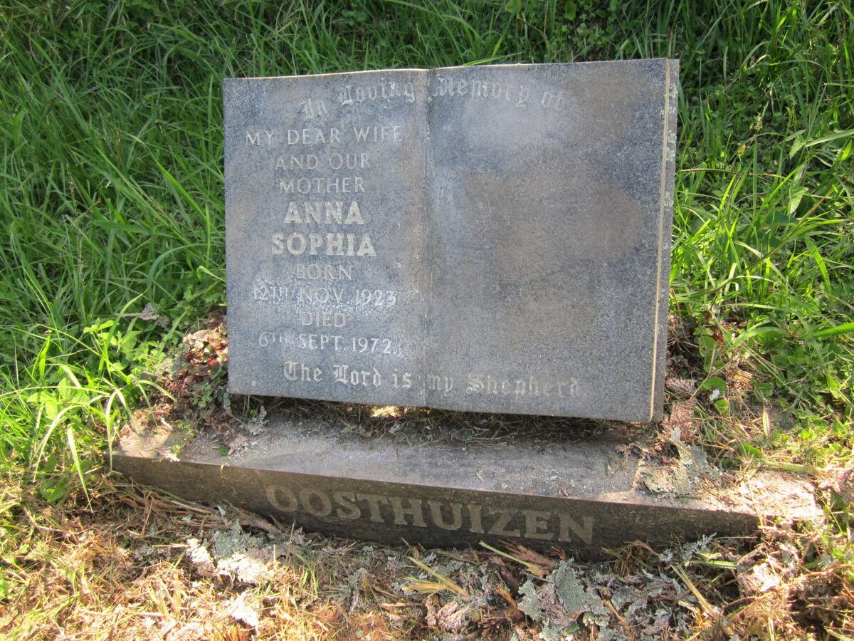 OOSTHUIZEN Anna Sophia 1923-1972