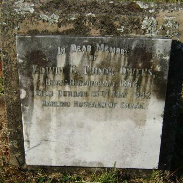 OWENS Edwin G. Tudor 1866-1942