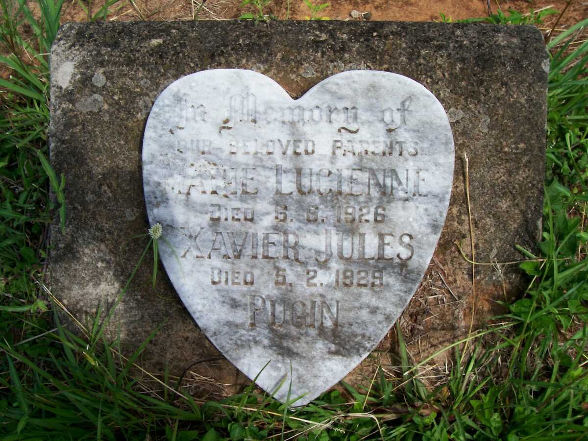 PUGIN Xavier Jules -1929 &amp; Marie Lucienne -1926