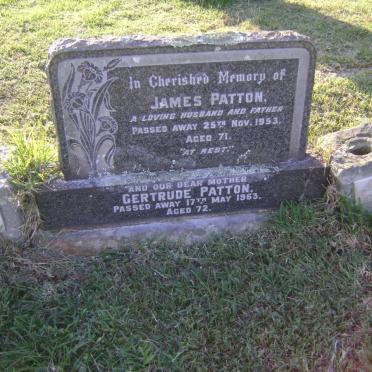 PATTON James -1953 &amp; Gertrude -1963