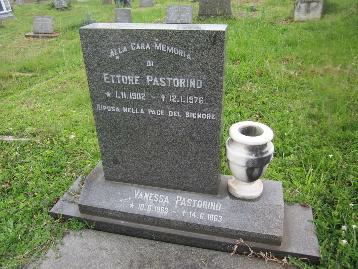 PASTORINO Ettore 1902-1976 :: PASTORINO Vanessa 1963-1963