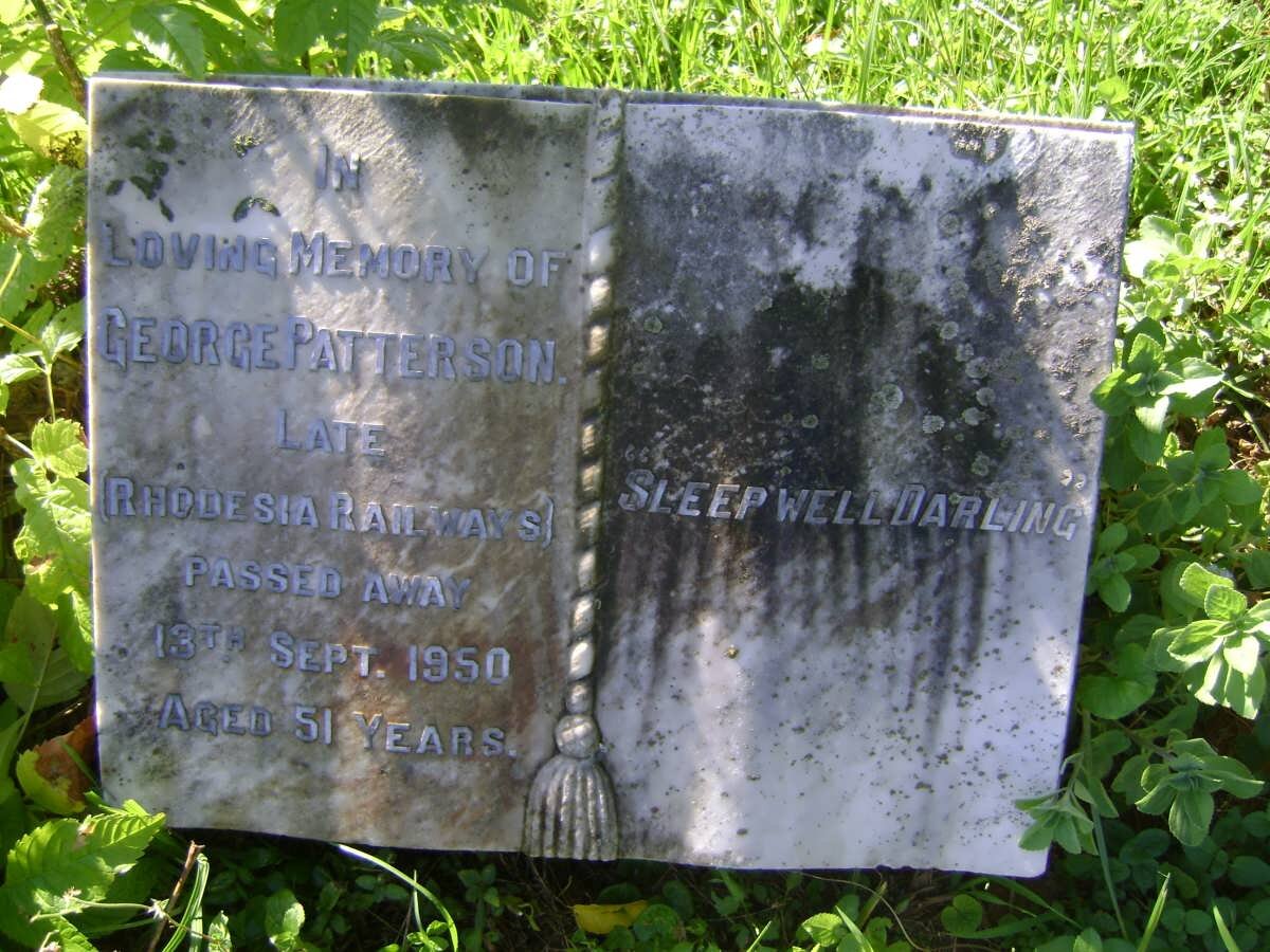 PATTERSON George -1950