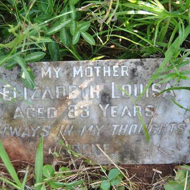 PATTERSON Elizabeth Louisa