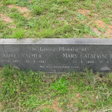 PALMER Sidney 1892-1960 &amp; Mary Catherine 1896-1964