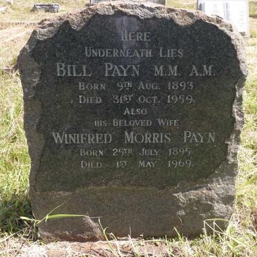 PAYN Bill 1893-1959 &amp; Winifred Morris 1895-1969