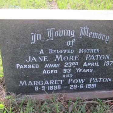 PATON Jane More -1970 :: PATON Margaret Pow 1898-1991
