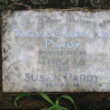 PARDY Thomas Appleby -1948