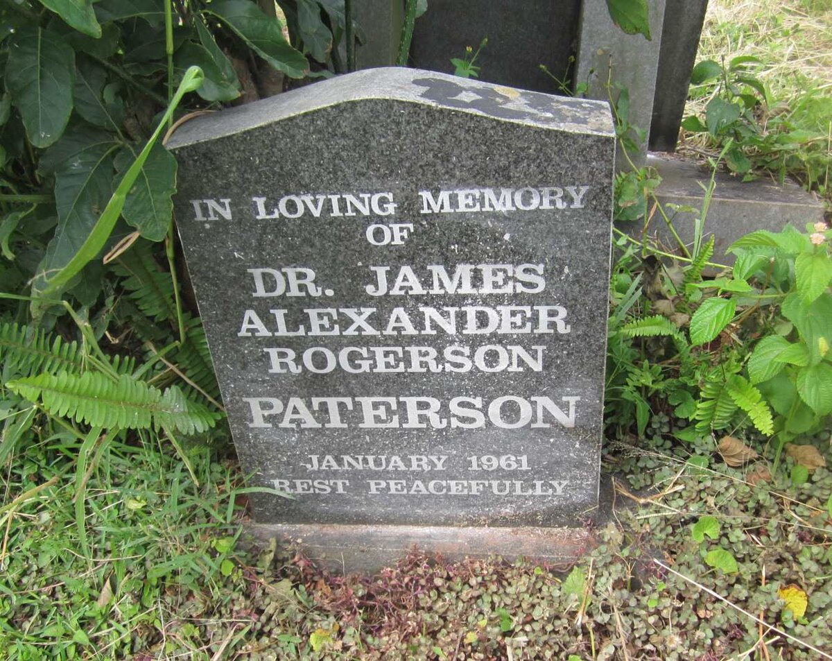 PATERSON James Alexander Rogerson -1961
