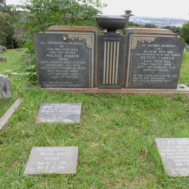 PARKER Walter  1880-1947 &amp; Hester CHURCHILL -1941 :: PARKER Walter James 1908-1980 :: PARKER George Rodney 1943-1986