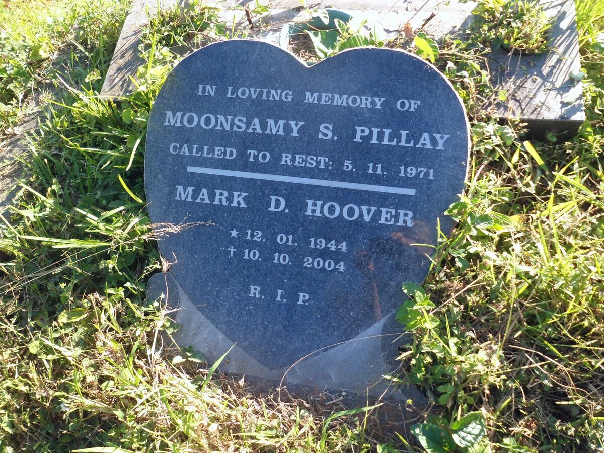 PILLAY Moonsamy S. -1971 :: HOOVER Mark D. 1944-2004