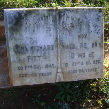 PITT John Richard -1945 &amp; Magdeline Maria DAMONSE -1959