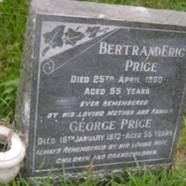 PRICE Bertrand Eric -1960 :: PRICE George -1973