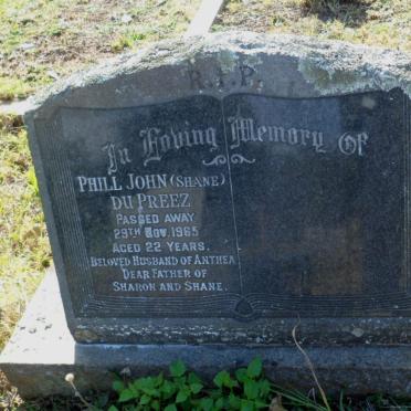 PREEZ Phill John, du -1965