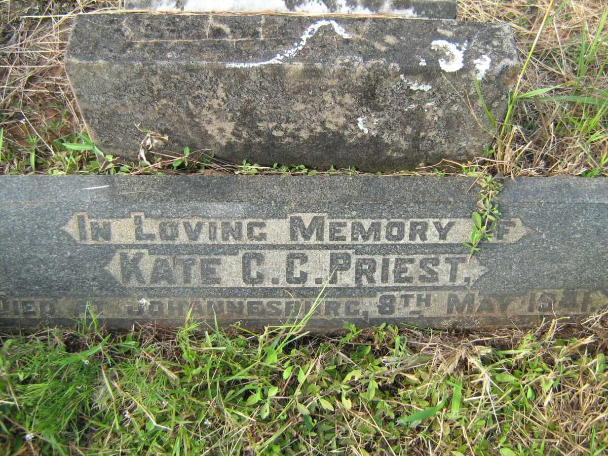 PRIEST Kate C.C. -1941 :: SCOTT William -1948 &amp; Frances L. -1965 :: WAY Marie E. 1943