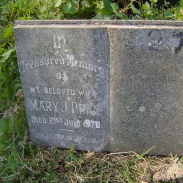 PRICE Mary J. -1970