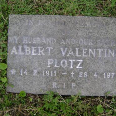 PLOTZ Albert Valentine 1911-1977