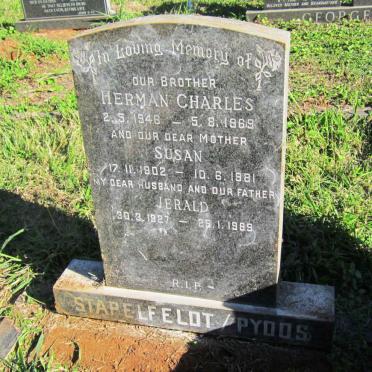 PYDOS Susan, STAPELFELDT 1902-1981 :: STAPELFELDT PYDOS Jerald 1927-1989 :: STAPELFELDT PYDOS Herman Charles 1946-1969