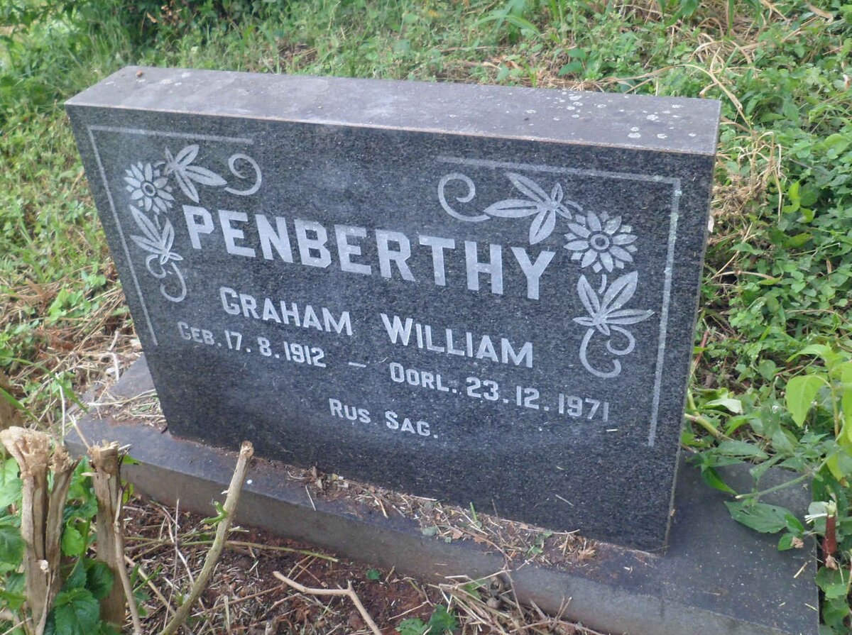 PENBERTHY Graham William 1912-1971