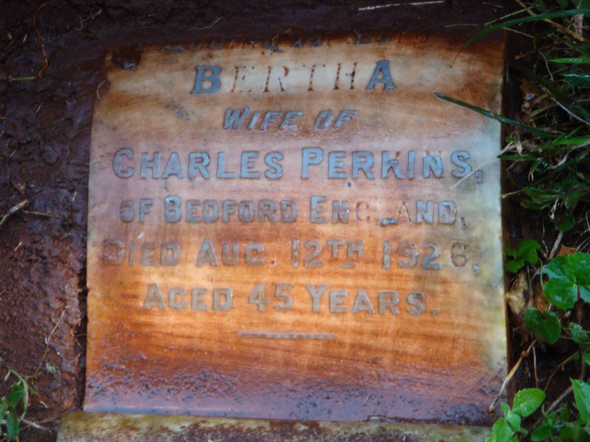 PERKINS Bertha -1926