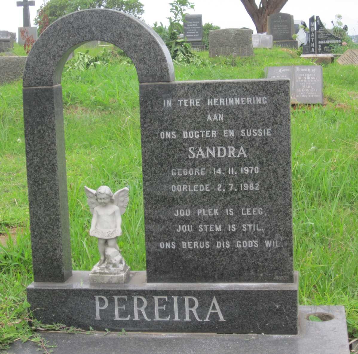 PEREIRA Sandra 1970-1982