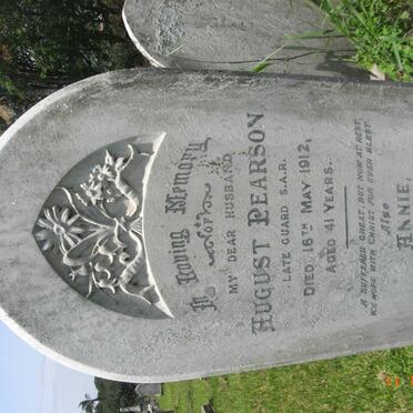 PEARSON August -1912 &amp; Annie -1920