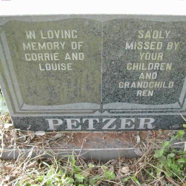 PETZER Corrie &amp; Louise