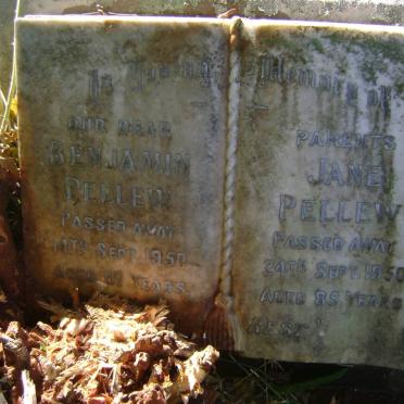 PELLEW Benjamin -1950 &amp; Jane -1950