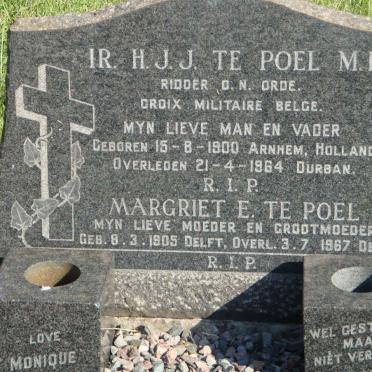 POEL H.J.J., te 1900-1964 &amp; Margriet E. 1905-1967