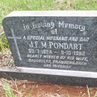 PONDART J.F.M. 1924-1992