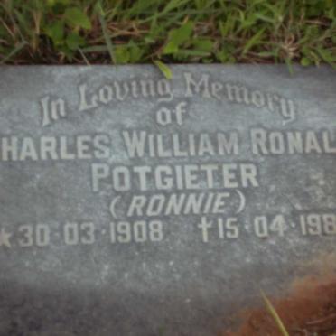POTGIETER Charles William Ronald 1903-1983