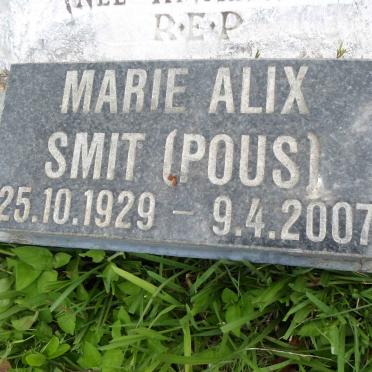 POUS Pierre 1892-1947 &amp; Valerie RIVALLAND :: SMIT Marie Alix nee POUS 1929-2007
