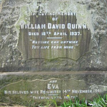 QUINN William David -1937 &amp; Eva -1941 