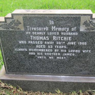 RITCHIE Thomas -1960