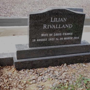RIVALLAND Lilian 1927-2015