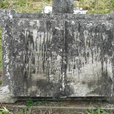 RIGGS Francis William -1959 &amp; Muriel -1957