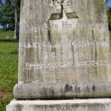 RICHARDS Martha Ann Gertrude -1942 :: DRAY Bryan Desmond -1932