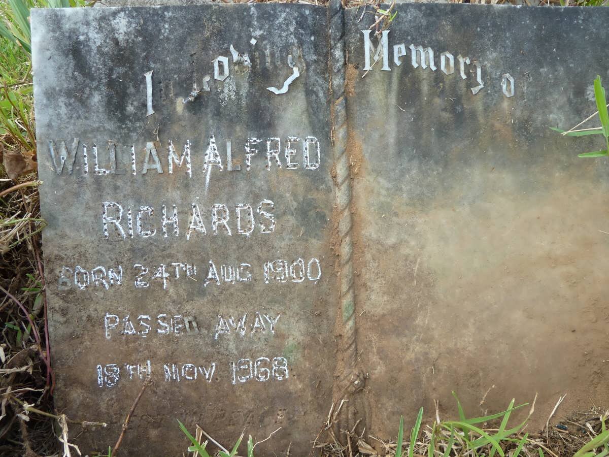 RICHARDS William Alfred 1900-1968