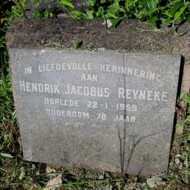 REYNEKE Hendrik Jacobus -1959