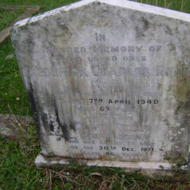 REEN Frederick Charles -1940 &amp; Olive LOGAN -1971