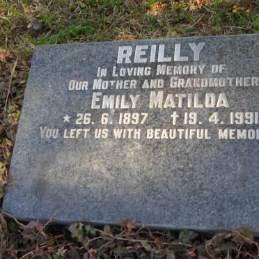 REILLY Emily Matilda 1897-1991