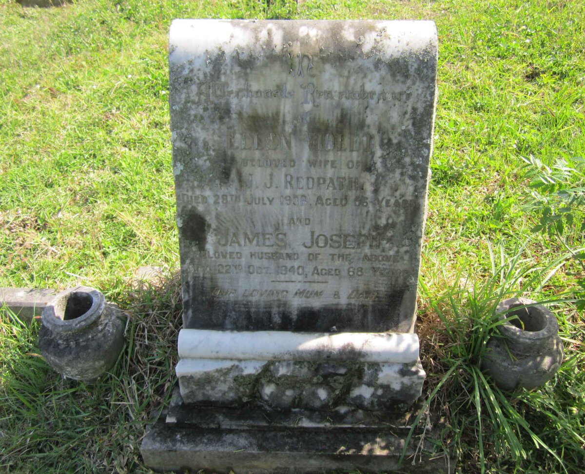 REDPATH James Joseph -1940 &amp; Ellen Violet -1938