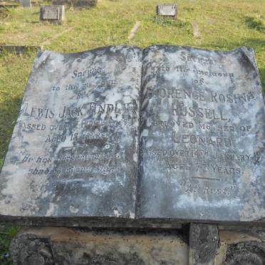 RUSSELL Florence Rosina -1960 :: FINDLAY Lewis Jack -1927