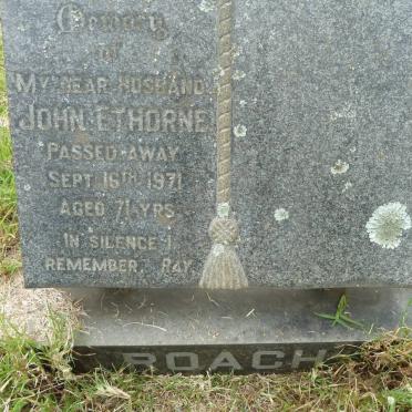 ROACH John Ethorne 1900-1971