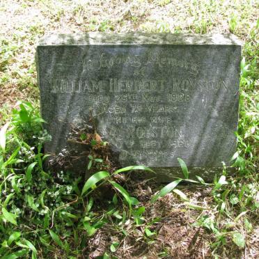 ROYSTON William Herbert -1938 &amp; Eva -1960