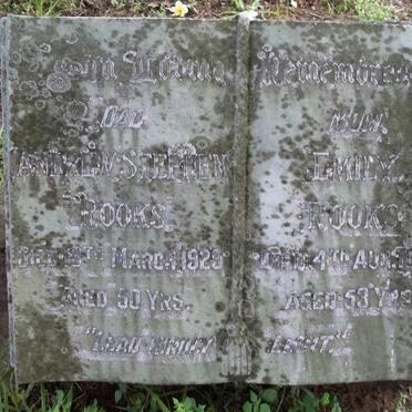 ROOKS Edward George 1904-1986 :: ROOKS Noel Arthur Stephen Eugene -1958 :: ROOKS Andrew Stephen -1929 &amp; Emily -1942