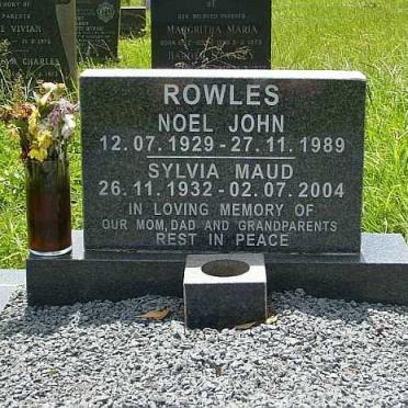 ROWLES Noel John 1929-1989 &amp; Sylvia Maud 1932-2004