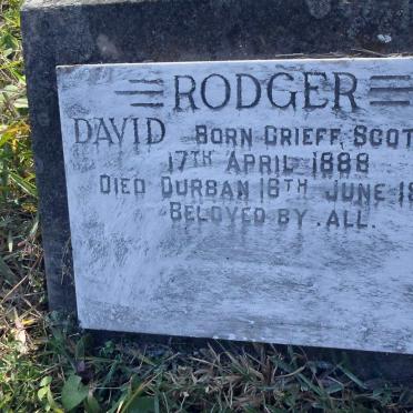 RODGER David 1888-1965