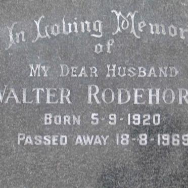 RODEHORST Walter 1920-1969